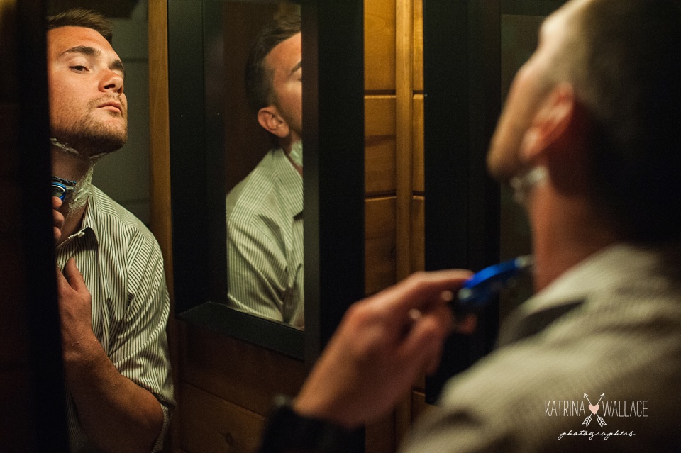 David Bray get's ready on his wedding day