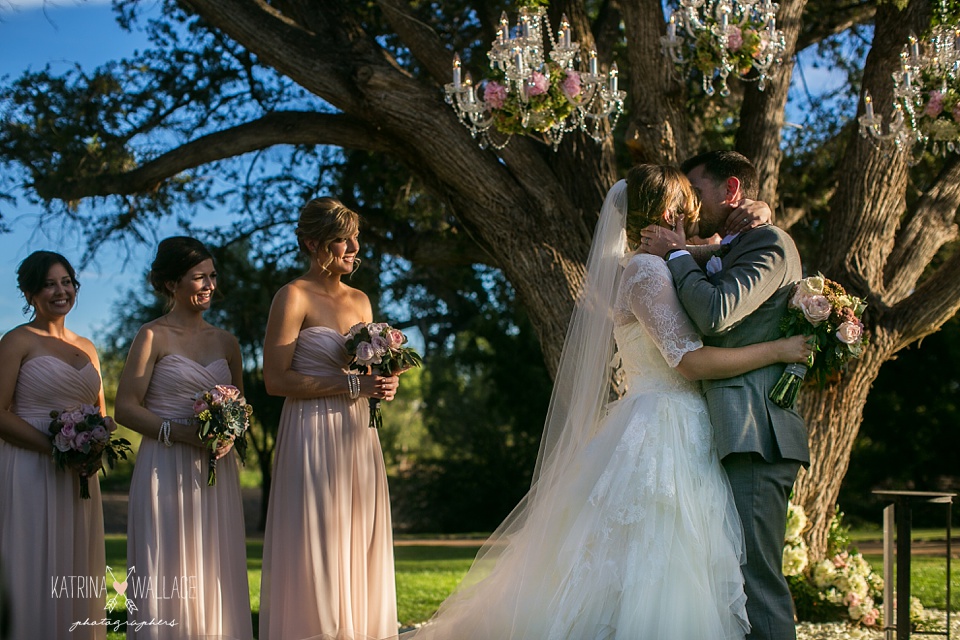 Dancing Apache Lodge wedding ceremony