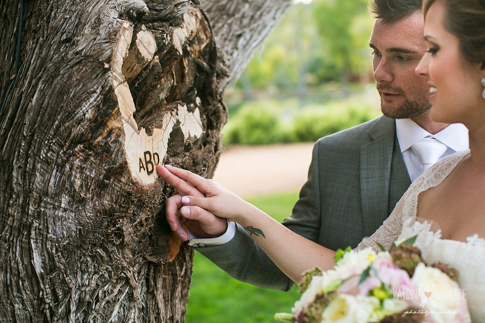 wedding ceremony tree branding