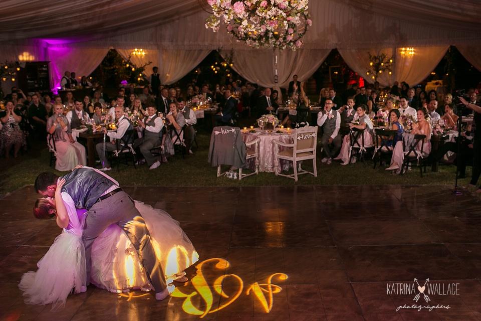 first dance at a Dancing Apache wedding reception