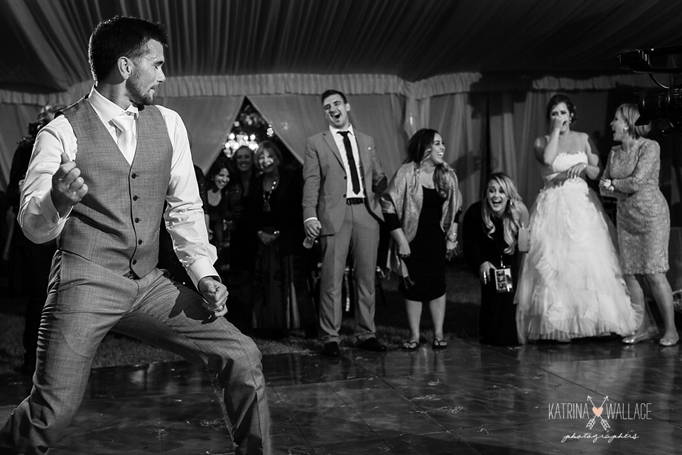 groom dancing