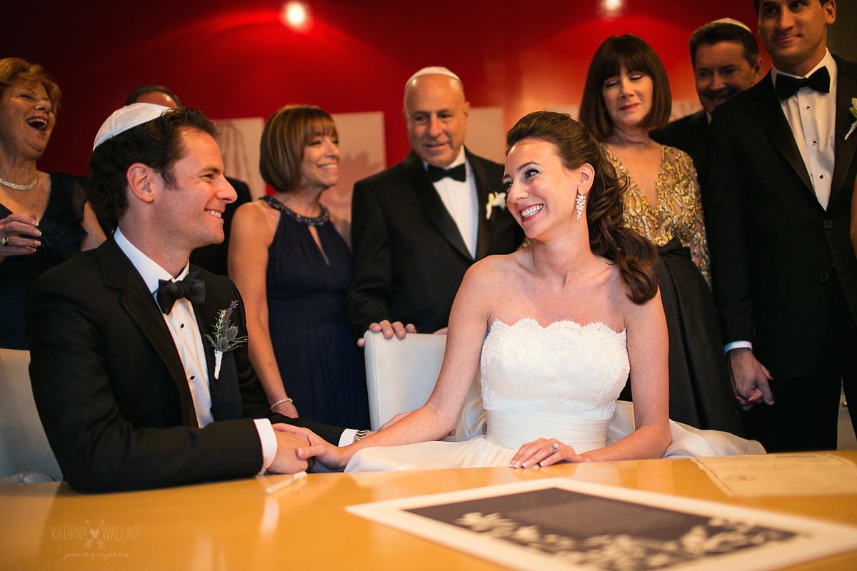 Ketubah signing at Sanctuary Resort