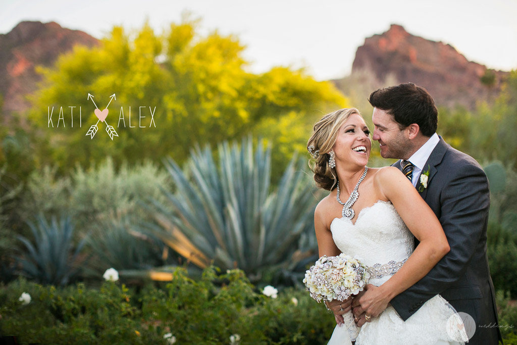 El Chorro wedding Scottsdale Kati + Alex romantic portrait