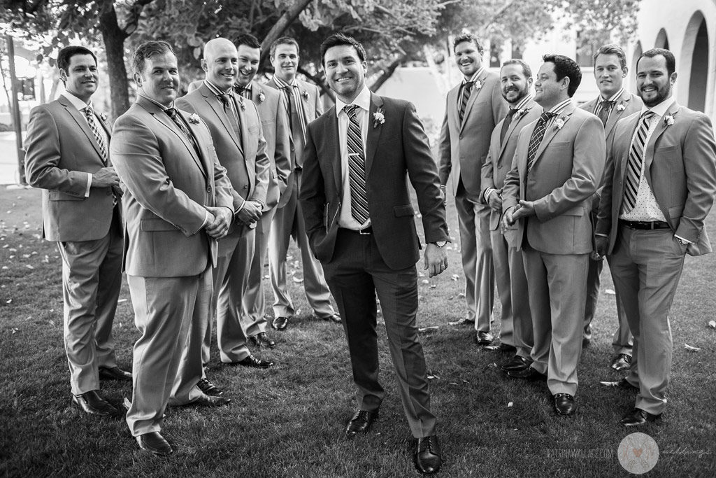 The recessional at Brophey Chapel ceremony