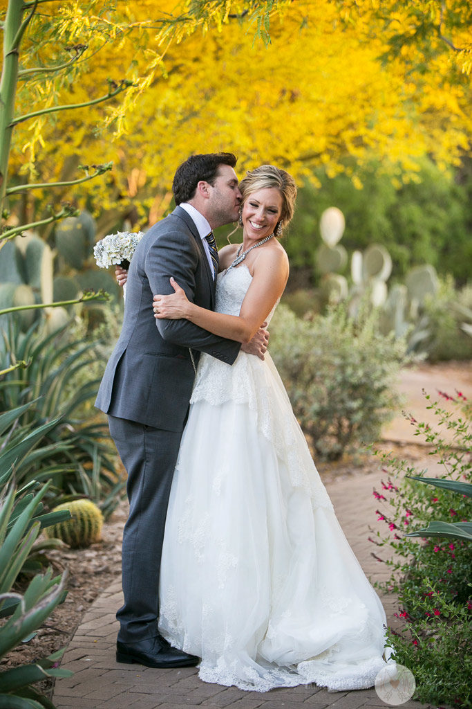 El Chorro romantic portraits after the ceremony at Brophey Chapel