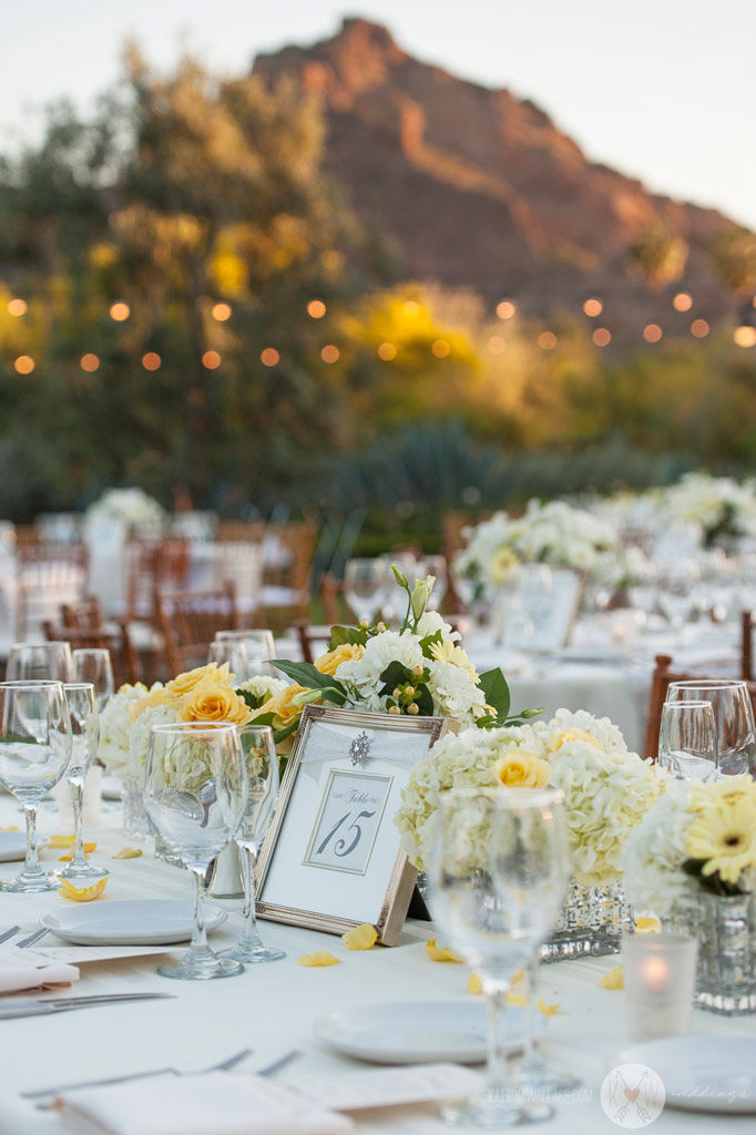 El Chorro dinner reception details table settings with floral