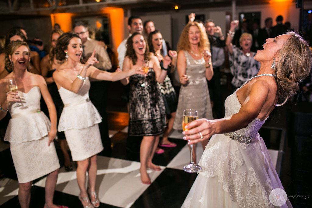 El Chorro reception bridesmaids