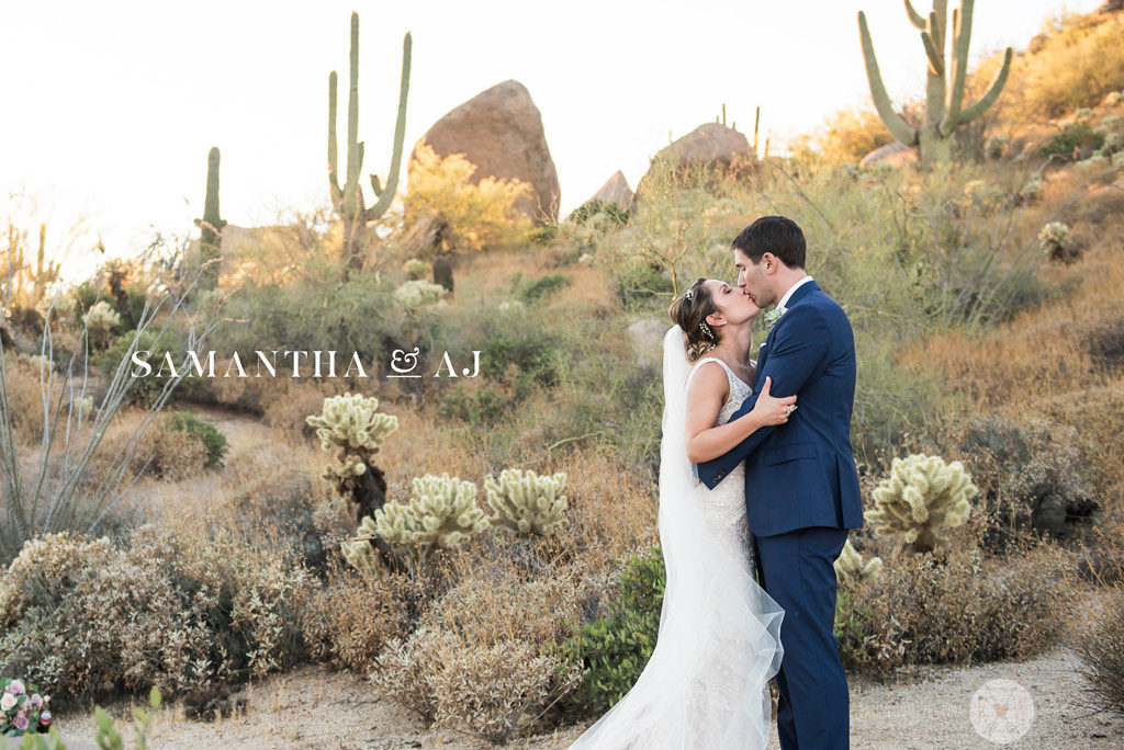 Four Seasons Scottsdale romantic wedding portraits