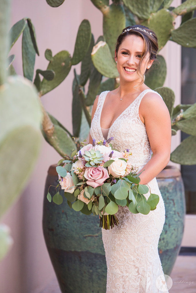 A portrait of a bride at Four Seasons Scottsdale Arizona wedding photography