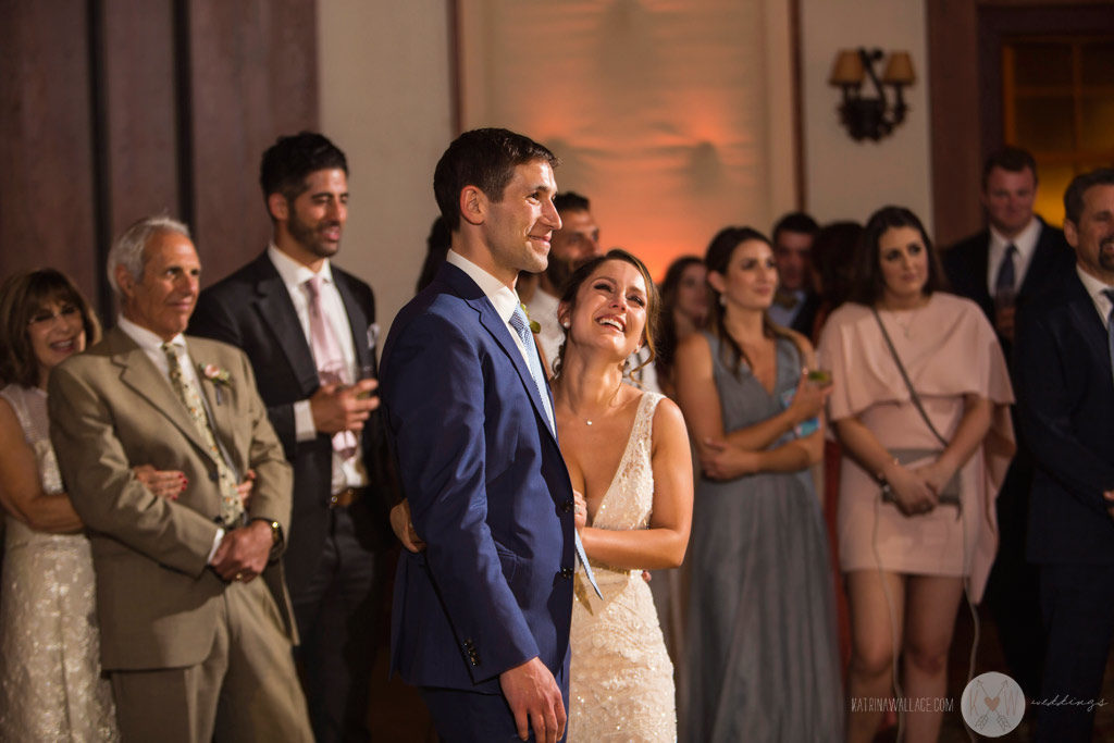 The best man offers up a toast to the groom and bride.