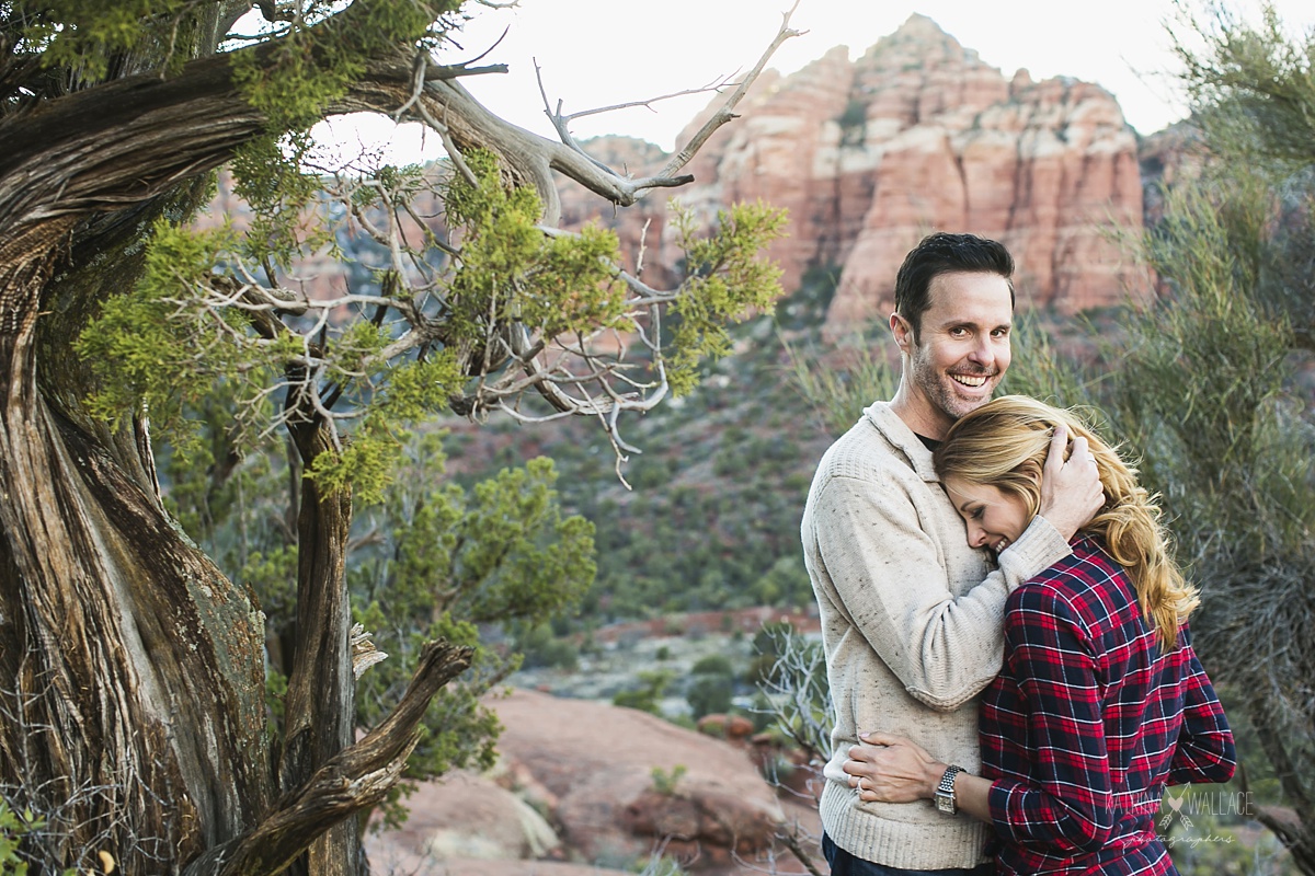 winter engagement session